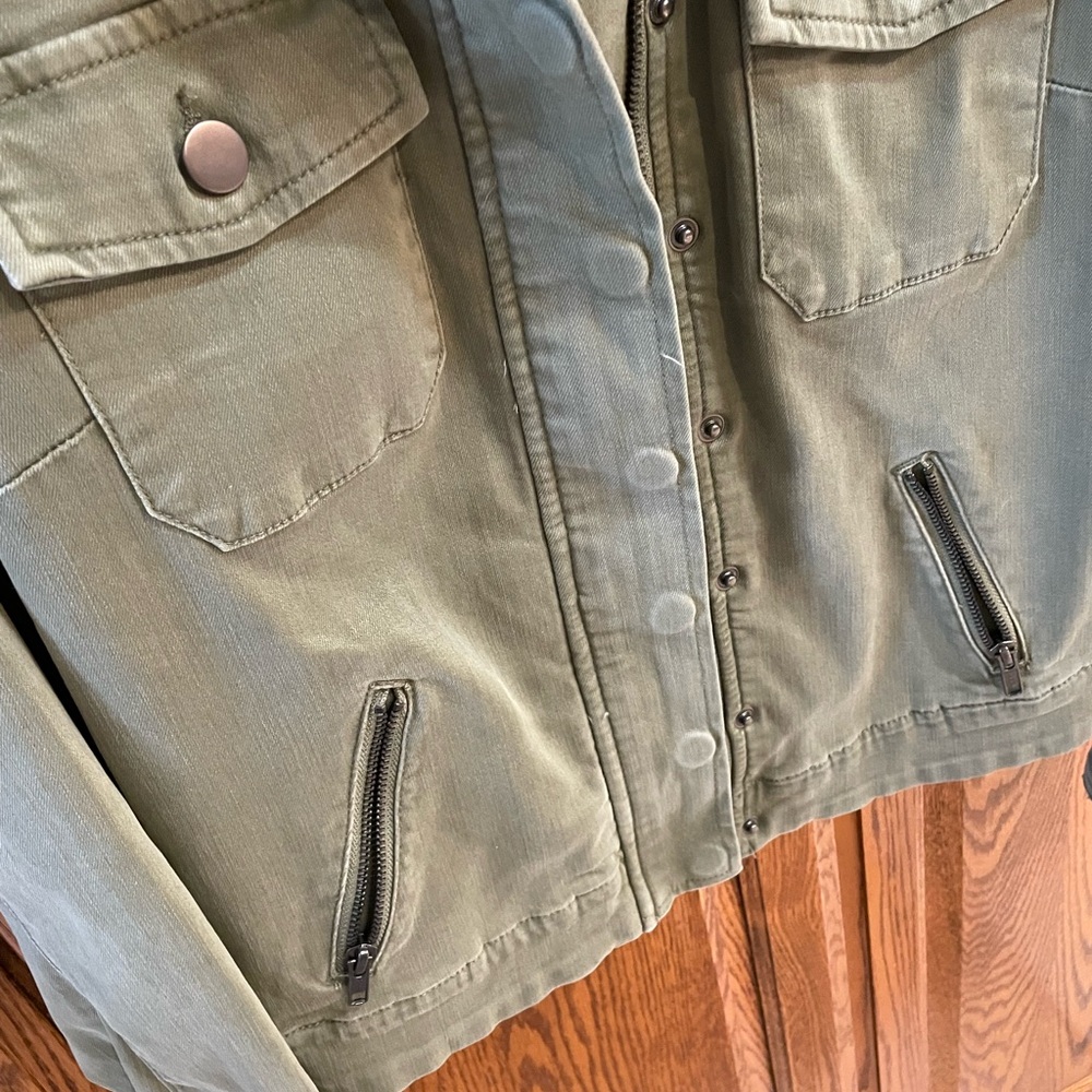 Kut from the Kloth Sage Green Utility Jacket - Picture 5 of 10